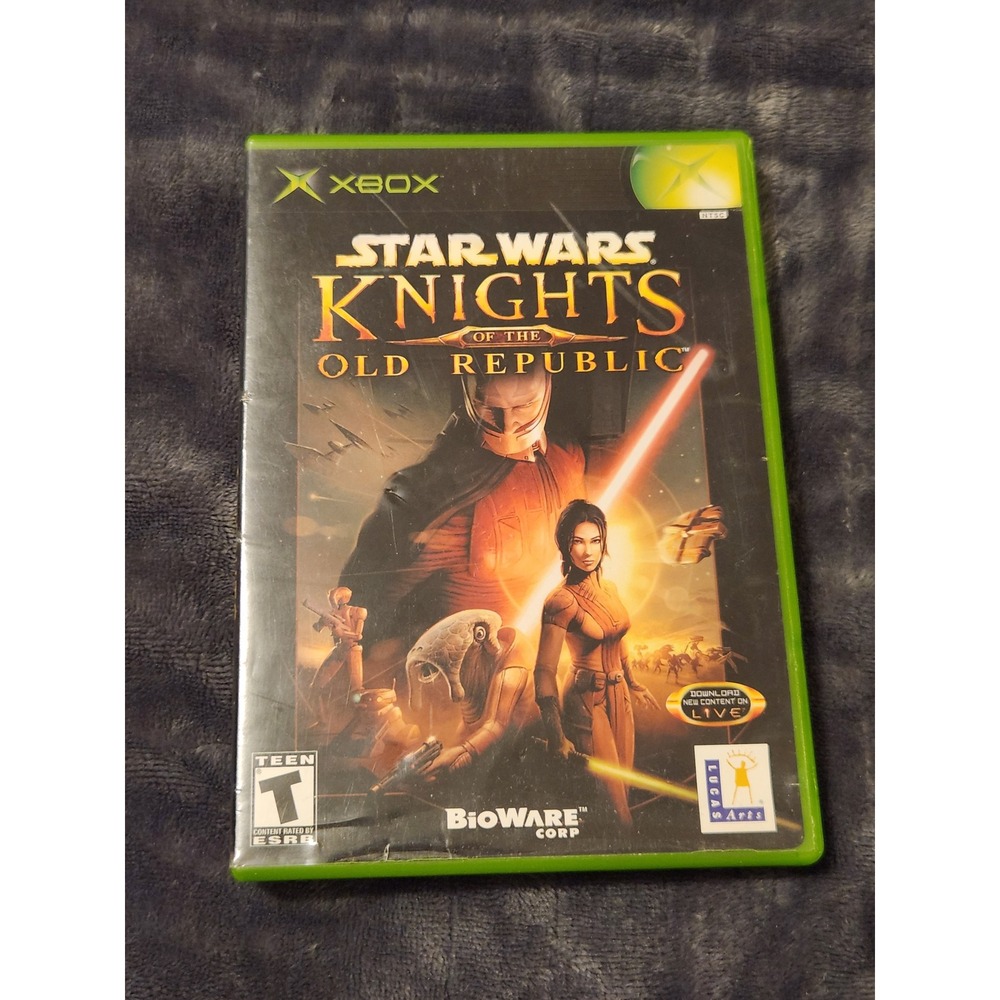 Star Wars Knights of the Old Republic Microsoft Xbox UNTESTED AS IS